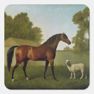 Dungannon, the property of Colonel O'Kelly Square Sticker