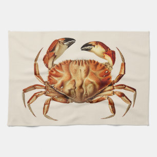 Dungeness Crab - Cancer Bellianis Tea Towel