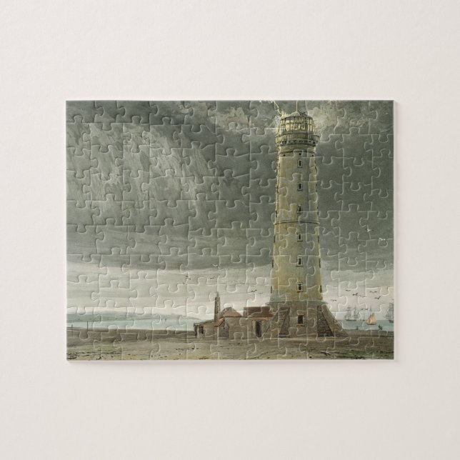 Dungeness Lighthouse, from 'A Voyage Around Great Jigsaw Puzzle (Horizontal)
