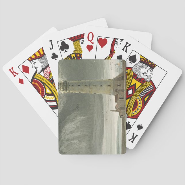 Dungeness Lighthouse, from 'A Voyage Around Great Playing Cards (Back)