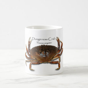 Dungeness Real, Crab 3D, Crab 3D white Mug
