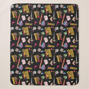 Dungeon Crawler Carl collage Sherpa Blanket