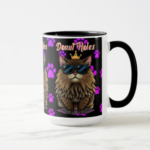 Dungeon Crawler Doughnut Holes Paw Prints Mug