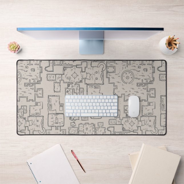 Dungeon Crawler Map Desk Mat (Office 1)