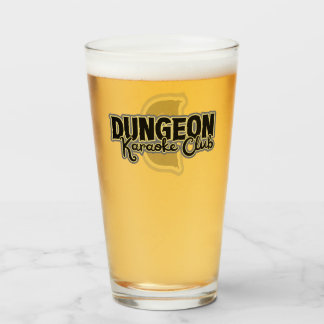 Dungeon Karaoke Pint Glass