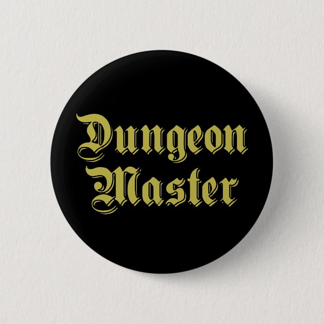 Dungeon Master 6 Cm Round Badge (Front)