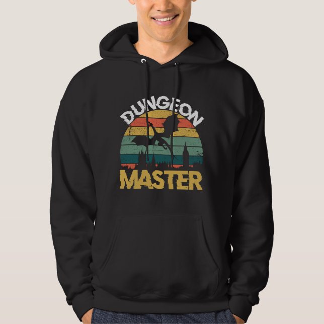 Dungeon Master especially colourful funny Hoodie (Front)