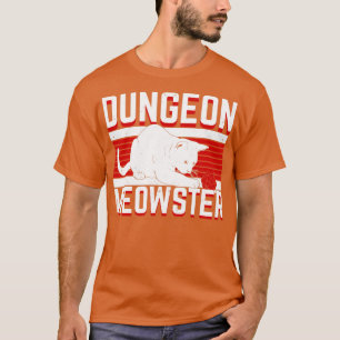 Dungeon Meowstar D20 Cat RPG Tabletop Gamer Gift T-Shirt
