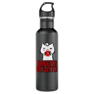 Dungeon Meowster 710 Ml Water Bottle