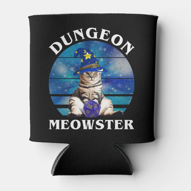Dungeon Meowster Can Cooler (Front)