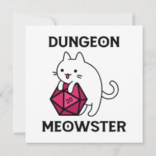 Dungeon Meowster Cat Funny