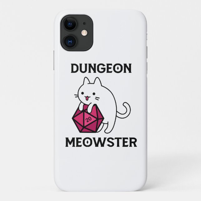 Dungeon Meowster Cat Funny Case-Mate iPhone Case (Back)