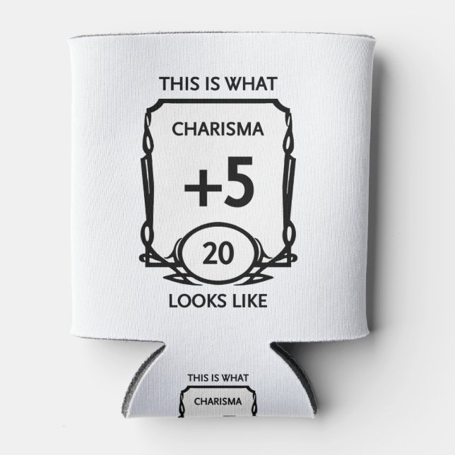 Dungeons and Dragons Charisma Can Cooler (Front)