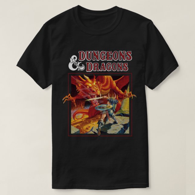 Dungeons And Dragons Dragon Slayer T-Shirt (Design Front)