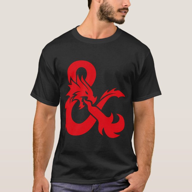 Dungeons Dragons Ampersand Only Logo T-Shirt (Front)