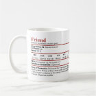 Dungeons & Dragons Friend BFF Stat Block Mug