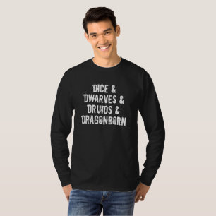 Dungeons Dragons Inspired Words List Men's T-Shirt