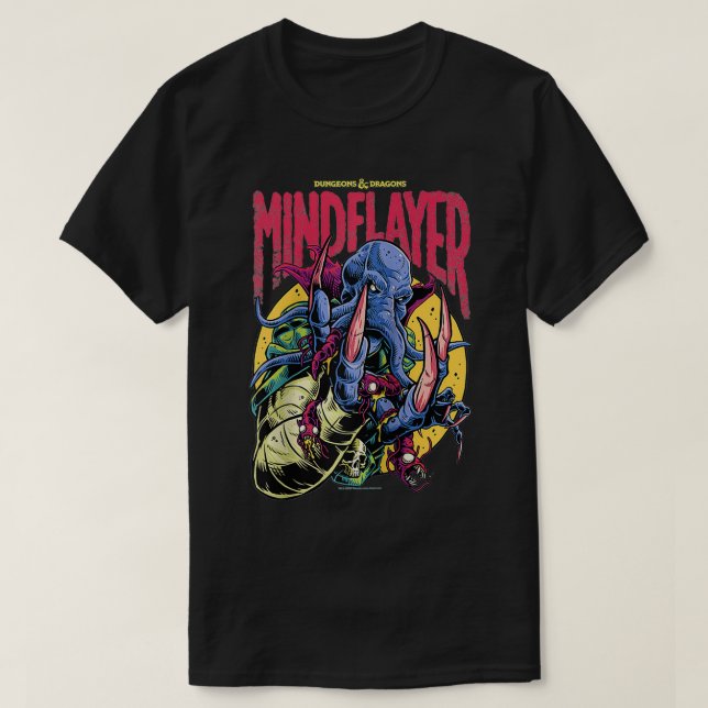 Dungeons & Dragons Mindflayer Logo  T-Shirt (Design Front)
