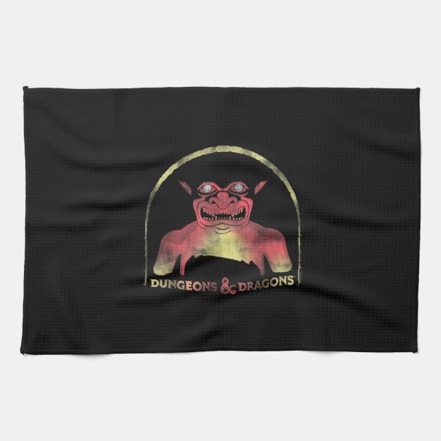 Dungeons & Dragons Old School Player's Handbook Tea Towel (Horizontal)