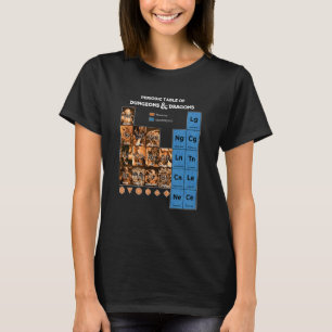 Dungeons & Dragons Periodic Table of Monsters T-Shirt