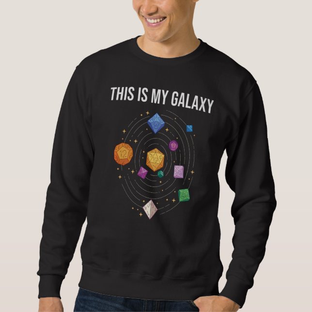 dungeons game  dragons tabletop role playing dunge sweatshirt (Front)