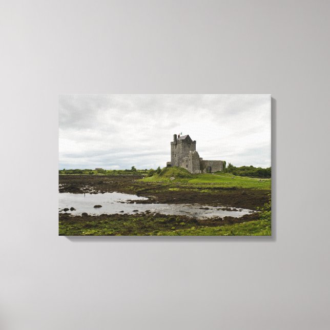 Dunguaire castle, Ireland canvas Print (Front)