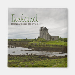 Dunguaire castle, Ireland text magnet