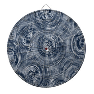 Dunkelblau und ganz schön wirbelige Batik   Dartboard
