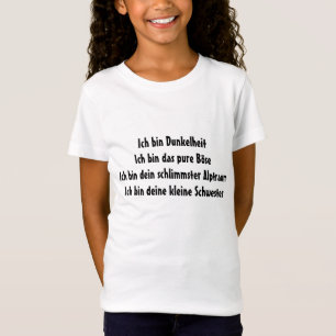Dunkelhe, pure Böse, Alptraum, kleine Schwester T-Shirt