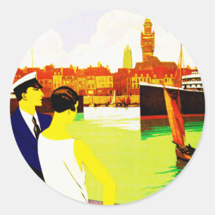 Dunkerque Classic Round Sticker