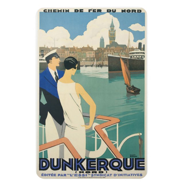 Dunkerque Travel Magnet (Vertical)
