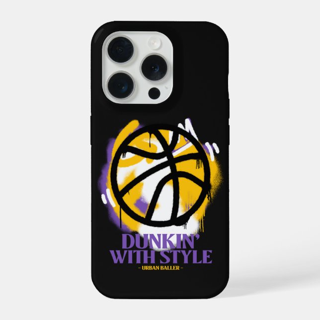 Dunkin’ With Style Urban Baller iPhone Case (Back)