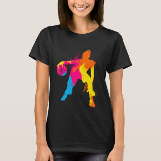 Dunking basketball player basket  basketball playe T-Shirt