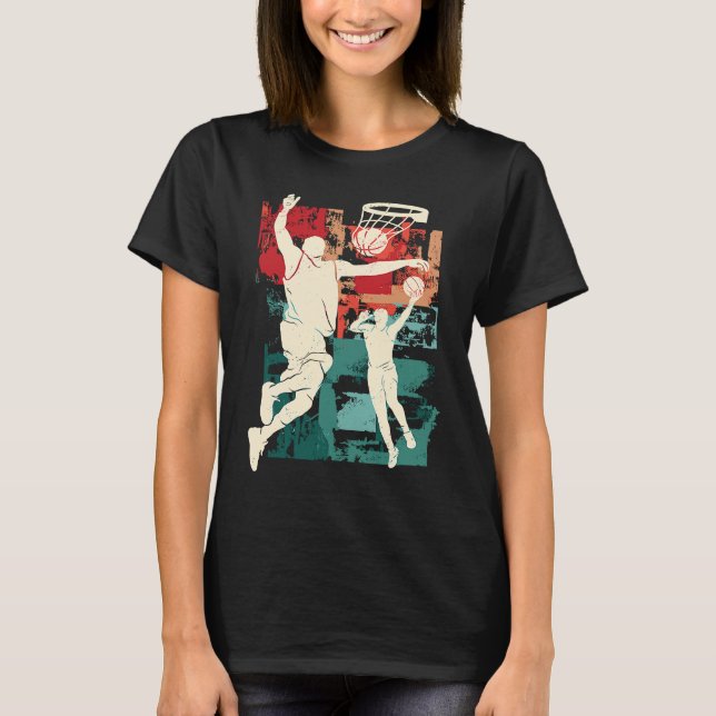 Dunking Basketball T-Shirt (Front)