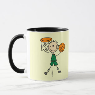 Dunking Boys Basketball Tshirts and Gifts Mug