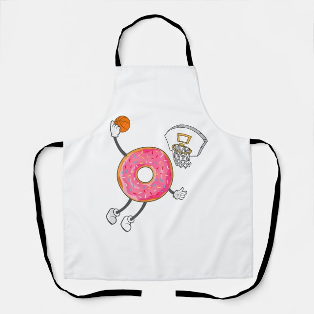 Dunking Doughnut Hole Food Champ Apron (Front)