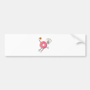 Dunking Doughnut Hole Food Champ Bumper Sticker