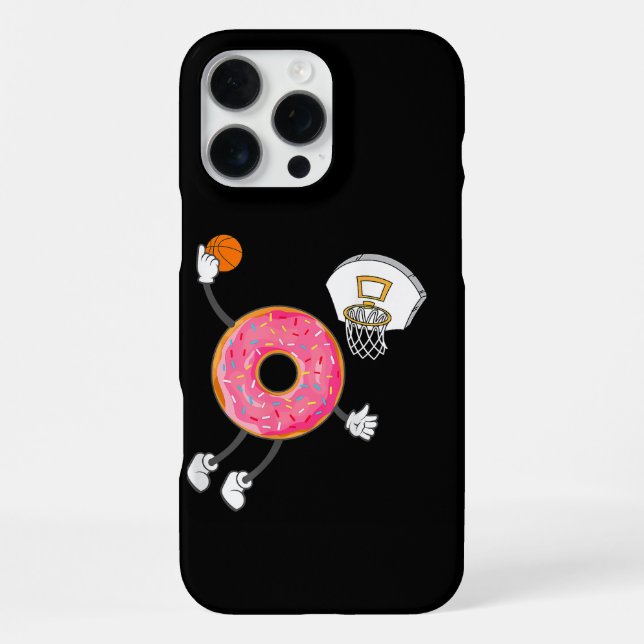 Dunking Doughnut Hole Food Champ iPhone Case (Back)