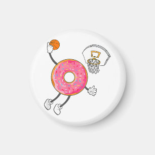 Dunking Doughnut Hole Food Champ Magnet