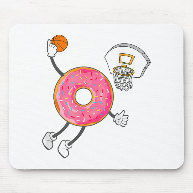 Dunking Doughnut Hole Food Champ Mouse Mat (Front)