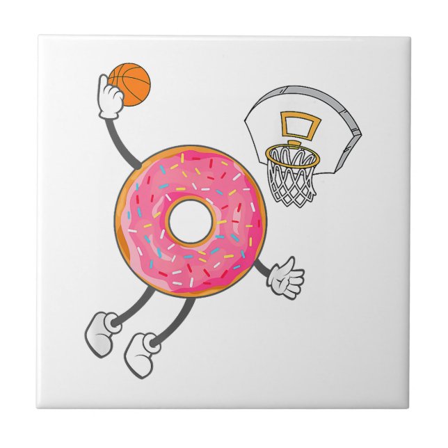 Dunking Doughnut Hole Food Champ Tile (Front)