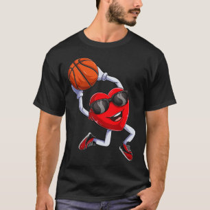Dunking Heart Sketll Shirt