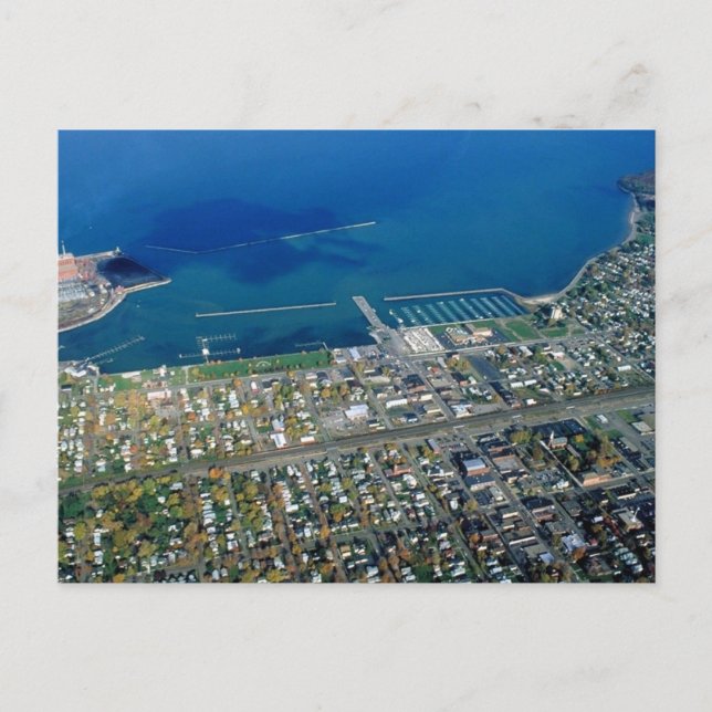 Dunkirk Aerial Photograph Postcard (Front)