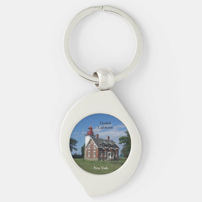 Dunkirk Lighthouse metal key chain (Front)