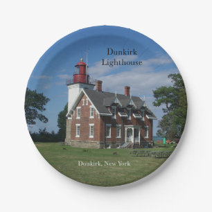 Dunkirk Lighthouse paper plate