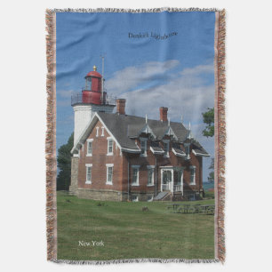 Dunkirk Lighthouse throw blanket