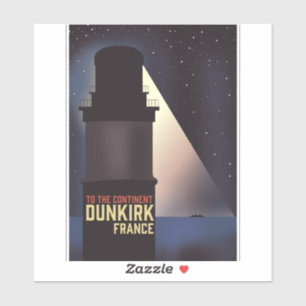 Dunkirk Lighthouse travel poster.