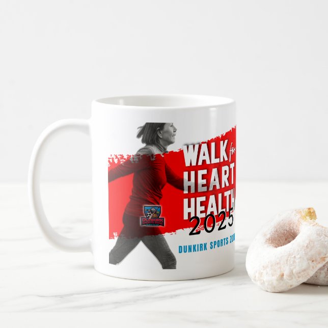 Dunkirk Sports Zone HeartHero Mug (With Donut)