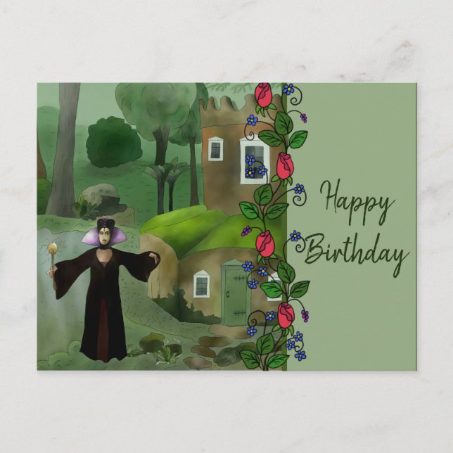 Dunkle Waldfee Postcard (Front)