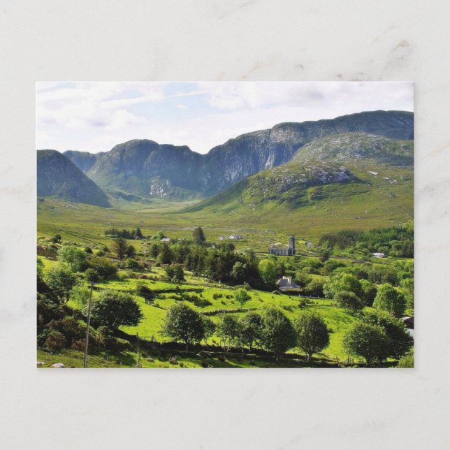 Dunlewy Mountains Ireland Postcard (Front)